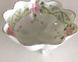 Moriage China, FREE SHIPPING, Handpainted Porcelain Footed ...