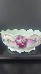 Antique, Vintage China Serving Bowl R.C Malmaison. Pastel ...