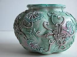 Dow Sie Co Nippon NPSK Moriage Rose Bowl Vase | eBay