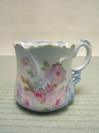 Vintage Nippon Handpainted Mustache Cup 3-1/2" tall VGC | eBay