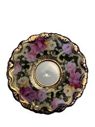 ANTIQUE ROYAL KINRAN CHOCOLATE POT SET NIPPON COBALT BLUE FLOWERS GOLD ACCENT | eBay