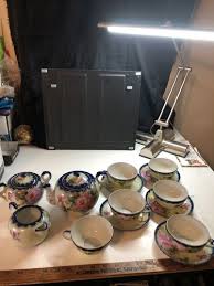 Vintage Hand Painted Floral Design Tea Set, Made In Japan | eBay