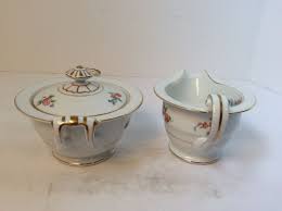 Noritake Occupied Japan Sugar Bowl & Lid Creamer Gold ...