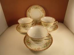 Vintage NSP Hand Painted Embassy China Japan Set of 3 Cups ...