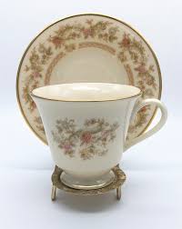 Lenox Helmsley Tea Cup With Pink and Blue Flowers With Gold ...