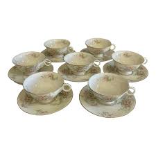 Mid-Century Theodore Haviland Apple Blossom Tea Cup & Saucer ...