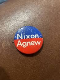 Vintage Nixon Agnew Political Campaign Button Pin | eBay
