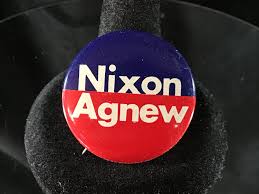 Vintage Nixon Agnew 1970s Presidential Campaign Pinback ...
