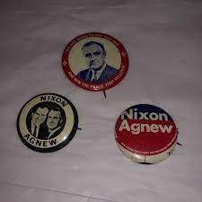 Nixon Agnew president campaign button 1968 | eBay