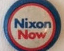 GUY GIFT Vintage Political Presidential Button "nixon Now ...