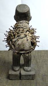 ANTIQUE 19c AFRICAN TRIBAL NKISI KONGO PEOPLE,DR ...