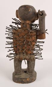 Lot - 19TH C. NKISI NKONDI CONGO POWER STATUE