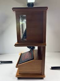 COCA-COLA NOSTALGIC Wall phone real wood frosted glass ...