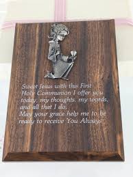 Buy Vintage First Holy Communion Placket 1985. Walnut Online in India - Etsy