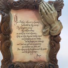 The Lord's Prayer, Lord's Prayer, 1960s, Vintage, Prayer, Lord's Prayer Print, Religious Print, Religious Art, Our Father Prayer, Catholic - Etsy