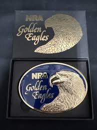 Vintage NRA Golden Eagles Belt Buckle In Box N339 | eBay