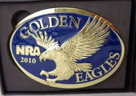 Vintage NRA Golden Eagles Belt Buckle, NRA Limited Edition ...