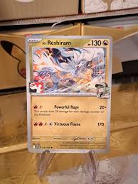 N's Reshiram Pokemon Prize Pack Series 7 Promo Pokemon Card ...