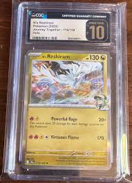 N's Reshiram Holo 116/159 CGC Pristine 10 · Whatnot: Shop ...