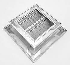 HVAC Premium 18"W x 18"H Aluminum Exterior Gable Louver Vent ...