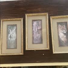 Bealls | Accents | Vintage Wildlife Framed Art Set Brown And ...