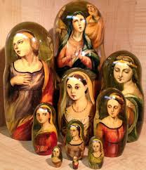 ANTON MENGS PAINTINGS by VASILEVA 11" EUROPEAN MATRYOSHKA ...