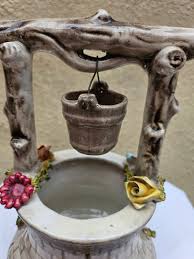 Porcelain Wishing Well: Antique Porcelain Wishing Well W ...