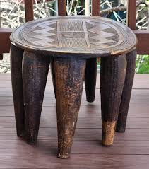 African Nupe Stool Solid Wood Handcrafted 8 Legged from Nigeria - Restored | eBay