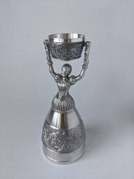 Artina SKS Nuernberger Pewter Bridal Cup 7 " high, daiameter ...