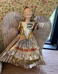 Lot of 3 Vintage Angel Themed Christmas Ornament/Tree ...