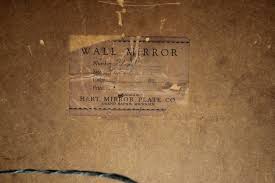 Art Deco Etched Gold Wall Mirror For Sale at 1stDibs | gold ...