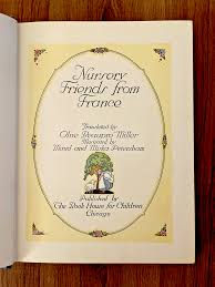 Vintage 1952 NURSERY FRIENDS FROM FRANCE Olive Beaupe Miller ...