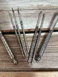 Vintage HMQ Stainless Nut Cracker Shell Crackers and 5 Picks -Silver Color Metal | eBay