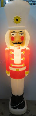 Vintage Lighted Blow Mold Nutcracker Toy Soldier 40" tall ...