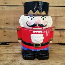 Nutcracker Cookie Jar Vintage, Ceramic Nutcracker Soldier, Vintage Christmas Cookie Jar Nutcracker - Etsy