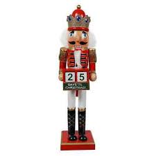 Red King Nutcracker With Calendar | eBay