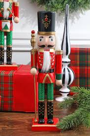 14” Multi-Colored Glitter Nutcracker - Decorator's Warehouse