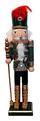 Wooden Green Traditional Glam Nutcracker – THE CHRISTMAS RANCH