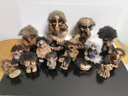 Old Vintage Norwegian Nyform Troll Doll Original 14cm tall Handmade Folk Art | eBay