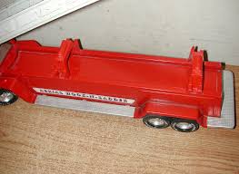 VINTAGE NYLINT PRESSED STEEL AERIAL HOOK-N-LADDER 30" FIRE ...