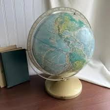 Unique Vintage | Art | Vintage Rand Mcnally World Portrait Globe | Poshmark