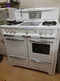 Vintage Wedgewood Stove 40 Inch Stove White Excellent ...