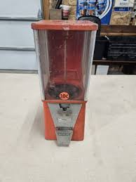 OAK Vintage Candy Gumball Machine, 10¢ Vending Machine, No ...