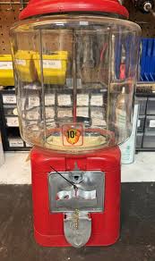 Vintage Round Glass Globe Oak Acorn Candy Nut Gumball ...