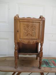 Tobacco Stand Copper Inside Wood Vintage - Etsy