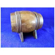 Old Mauchline Ware Still Bank Signed by Artist. For Sale at ...