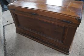 Antique American Oak & Brass Carpenters Tool Chest Blanket Storage Trunk 39" - Etsy