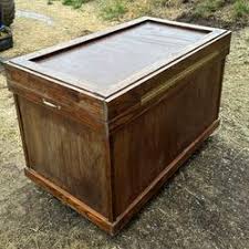 Wood Tack Box On Wheels Length 46” Depth 27” Height 31” for Sale in Wonder Lake, IL - OfferUp