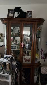 Oak Curio Cabinet