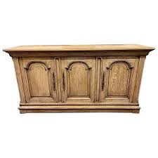 19th Century English Bleached Oak Buffet | Chairish